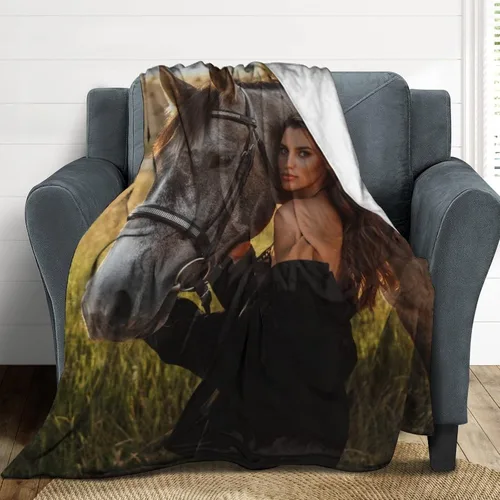 Miniatura 2 de D-Story Manta personalizada con fotos, manta de fotos personalizada con cualquier texto, manta de forro polar personalizada para cama, sofá