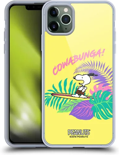 Miniatura 155 de Head Case Designs Peanuts Tropical Surf Snoopy Aloha Disco Gel Funda con licencia oficial [protección de grado militar] compatible con Apple iPhone