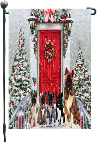 Miniatura 11 de Doggie of the Day American Akita Dogs Garden Flags - Christmas Time Camping - Double Sided - Yard Porch Lawn Spring Decorative Gift - Home Decor 12
