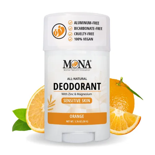 Miniatura 11 de MONA BRANDS - Desodorante natural para mujeres y hombres Para pieles sensibles Sin aluminio ni bicarbonato de sodio (BERGAMOT LIMON 1.76 Oz)