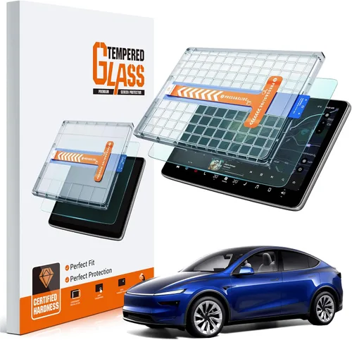 Miniatura 22 de LFOTPP Protector de pantalla para Model X 2016-2020 Tesla Model X / 2013-2020 Model S de 17 pulgadas, vidrio templado de 17 pulgadas, dureza 9H