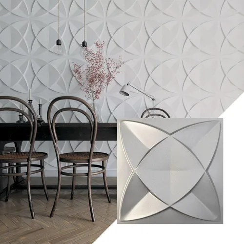 Miniatura 39 de Ekena Millwork Swindon EnduraWall Panel decorativo de pared 3D de 11 7/8 pulgadas de ancho x 11 7/8 pulgadas de alto, fiebre del oro