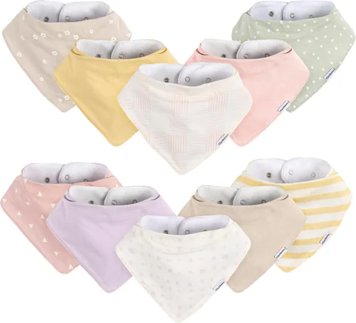 Miniatura 8 de Baberos tipo bandana Gerber para bebé unisex