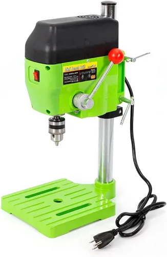 Mini prensa de taladro eléctrico, soporte de prensa de taladro portátil, mini prensa de taladro para banco de trabajo eléctrico, máquina de