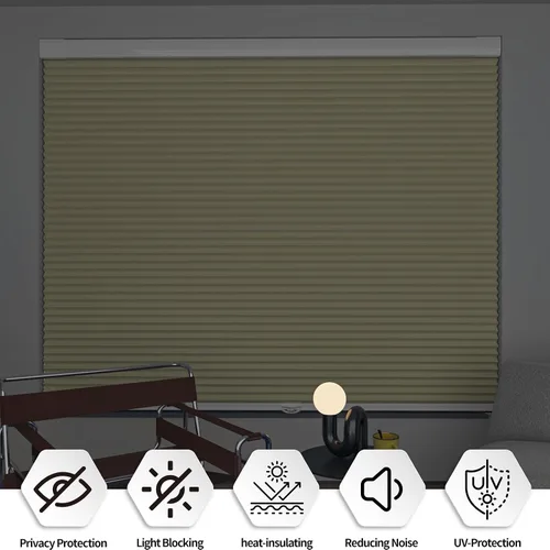 Miniatura 4 de Myshade Persianas opacas sin cordón, sin cordón, para ventanas de interior, sin taladrar, sin herramientas, persianas y persianas para ventana