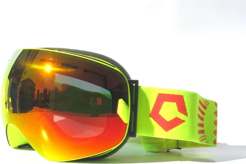 Miniatura 2 de CRG Sports Gafas de esquí 100% protección UV, sin marco, gafas de snowboard para hombres, mujeres y adultos