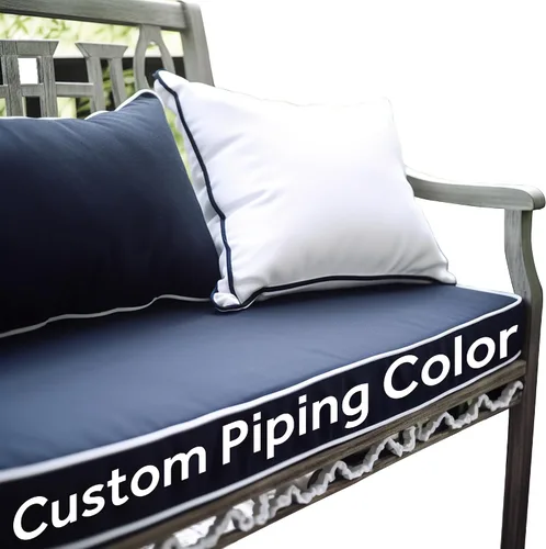 Miniatura 7 de Almohadillas de Cojín de Banco de Tamaño Personalizado para Muebles de Interior y Exterior, Asiento de Ventana, Sofá, Sillón, Columpio, Espuma