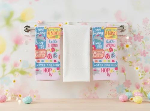 Miniatura 19 de Serafina Home Toallas de mano de baño irlandesas del día de San Patricio: suave y absorbente para invitados de cocina con bordado de trébol verde