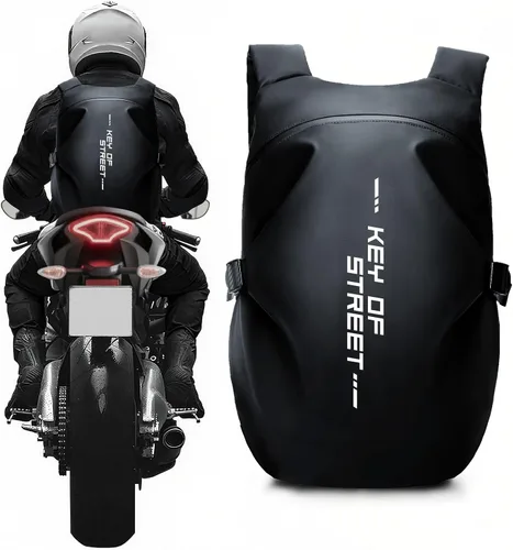 Miniatura 12 de Mochila para Casco de Motocicleta, Mochilas Impermeables para Montar para Hombres, Accesorios para Motocicletas, Bolsas de Montar en Moto, Mochilas