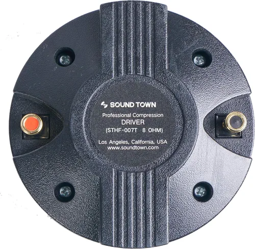 Miniatura 2 de Sound Town Controlador de compresión de titanio de 1.75 pulgadas y 125 W, controlador de alta frecuencia, tweeter de repuesto para altavoces PA/DJ
