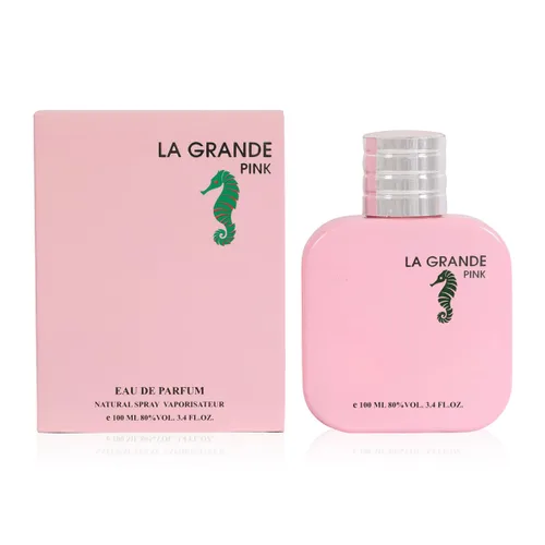 LA GRANDE PINK - Perfume en aerosol para mujer, aroma floral de vainilla dulce y frutal, 3.4 onzas líquidas