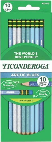Miniatura 9 de Ticonderoga® Lápices pastel, 2 suaves, colores surtidos, paquete de 10 lápices