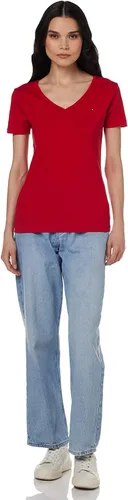 Miniatura 5 de Tommy Hilfiger Camiseta con cuello en V para mujer