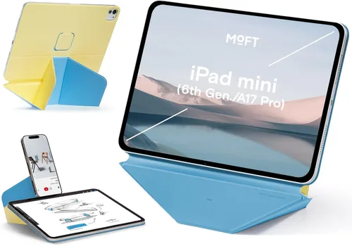 Miniatura 27 de MOFT Soporte dinámico para tablet compatible con iPad mini A17 Pro 2024 y iPad mini 6th A15 2021, funda magnética delgada para tablet con más de 20