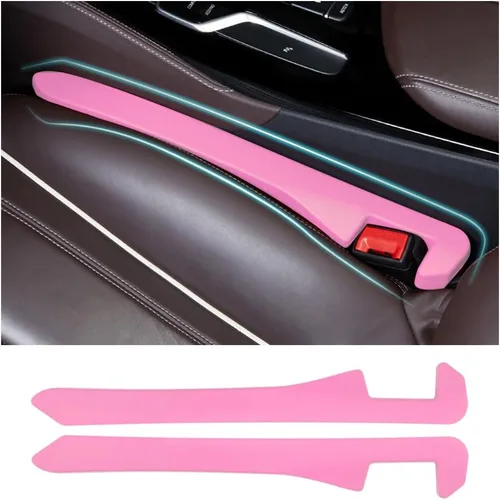 Miniatura 8 de Junecarp Paquete de 2 rellenos de espacio para asiento de automóvil, organizador flexible para evitar que los artículos se caigan, accesorios