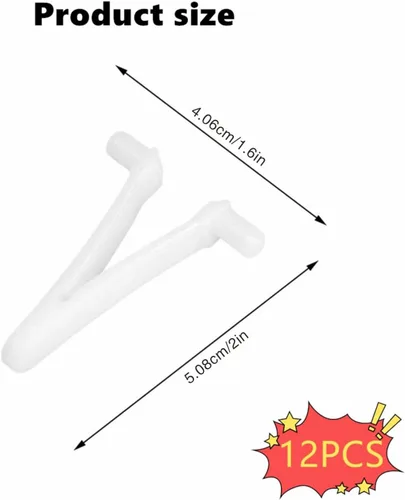 Miniatura 2 de Pinzas de plástico para cepillo de piscina, pinzas para poste de piscina, pinzas perfectas para piscina, pinzas de mariposa para piscina, clips