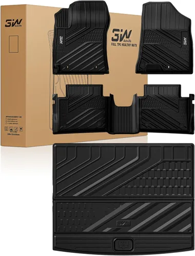 Miniatura 13 de 3W Alfombrillas de Piso Compatibles con Hyundai Tucson 2022-2025 2026 (No para Híbrido), Forros de Piso de Automóvil TPE para Todo Clima de Ajuste