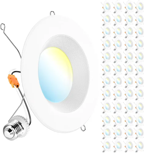 Miniatura 9 de Sunco - Paquete de 48 luces LED empotrables de 4 pulgadas, iluminación de lata, 660 LM, 11 W (equivalente a 40 W), CCT seleccionable
