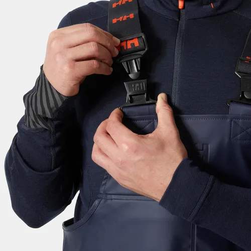 Miniatura 11 de Helly-Hansen Workwear Gale - Pantalones con peto impermeables para hombre, de poliéster/poliuretano, impermeables, diseñados para la movilidad
