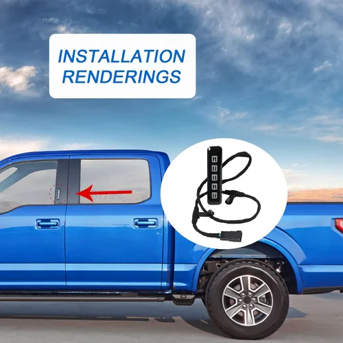 Miniatura 6 de DICMIC Teclado de entrada sin llave del lado del conductor Compatible con Ford F150 2015-2020 2017-2020 Ford F250 F350 F450 F550 Super Duty