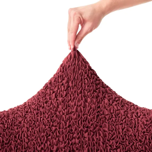 Miniatura 6 de PAULATO BY GA.I.CO. Funda para sillón, sofá, desmontable, para muebles, elástica, de doble vista, colección Microfibra Borgoña