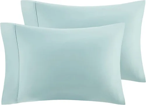 Miniatura 14 de Comfort Spaces Juego de sábanas de 100% rayón (de bambú), transpirable, con bolsillo profundo de 15 pulgadas, para todas las estaciones, juego