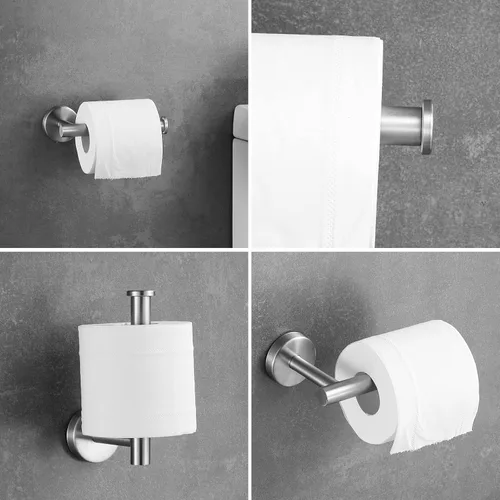 Miniatura 7 de Juego de accesorios de baño de 10 piezas, juego de toallero de acero inoxidable que incluye toallero de 16 pulgadas, gancho para toallas, soporte