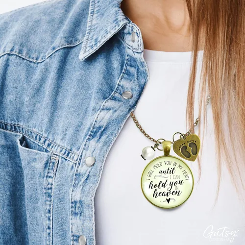 Miniatura 17 de Gutsy Goodness Miscarriage Necklace Comforting Sentimental Handmade Jewelry For Mom - Pendant, Message Card, Keepsake Gift Box