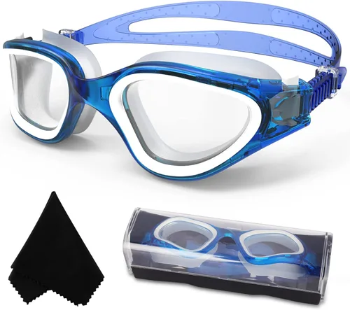 Miniatura 25 de WIN.MAX - Goggles de natación polarizados, antivaho, antirrayos ultravioleta, sin filtraciones y con visión clara para hombres, mujeres, adultos