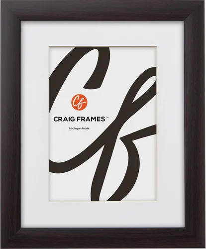 Miniatura 23 de Craig Frames 1WB3BK Marco de fotos negro de 5 x 7 pulgadas con montaje para mostrar una foto de 4 x 6 pulgadas