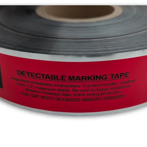 Miniatura 3 de ACE Supply Cinta de precaución de línea eléctrica enterrada, cinta subterránea detectable, 2 pulgadas x 1000 pies de longitud, 5 mil, cinta