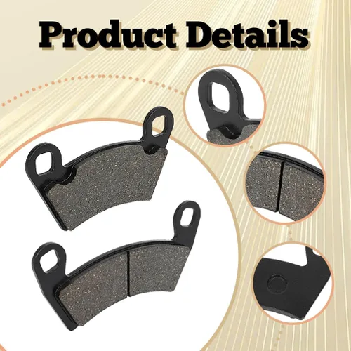 Miniatura 6 de Pastillas de freno delanteras y traseras para Polaris Ranger 500 570 700 800 900 RZR 800 900 XP, Pastillas de freno delanteras y traseras