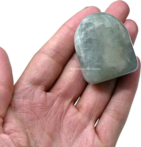 Miniatura 21 de Amazing Gemstone Piedra de palma y cristales de turmalina negra, piedras preciosas y cristales de grado A++, cristales curativos y piedras