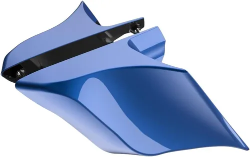Miniatura 36 de Advanblack Barracuda - Cubiertas laterales estiradas plateadas (brillantes), paneles extendidos para Harley Touring Street Glide Road Glide Electra