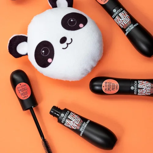 Miniatura 5 de essence Paquete de 3 rímel de tubos Bye Panda Eyes A prueba de manchas, definición voluminizadora Vegana, sin parabenos, sin aceite Libre