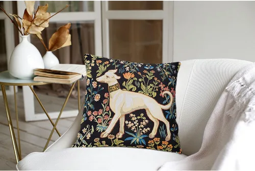 Miniatura 9 de STP GOODS Almohada de tapiz, almohada decorativa, decoración bohemia perfecta para sofá, sala de estar, dormitorio, cojín de sofá de 18 x 18