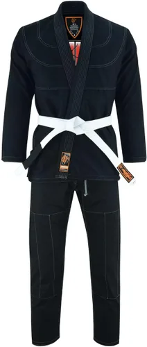 Miniatura 2 de Submission Fighters Interior Sublimado Pro Brazilian Jiu Jitsu BJJ Kimono Gi Uniforme Unisex Cinturón incluido