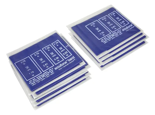 Miniatura 12 de CanDo 10-5918 AccuForce - Banda de ejercicio, rollo de 6 yardas, juego de 5 piezas, amarillo a negro