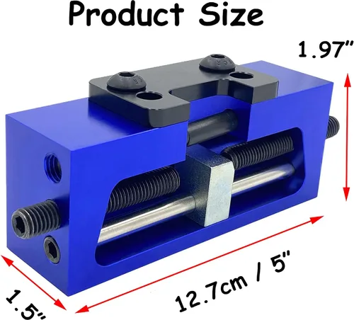 Miniatura 5 de Herramienta universal de empuje de vista de pistola para Glock 1911 Sig Springfield y otros pistola para mira delantera o trasera Azul