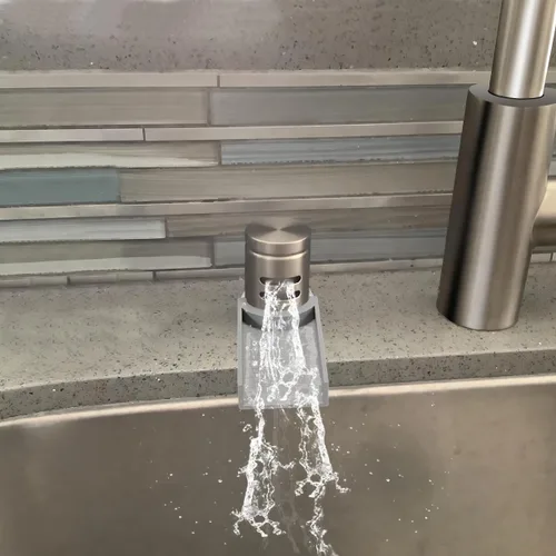 Miniatura 7 de Rampa de agua para cubierta de aire para lavavajillas, rampa de 3 pulgadas que ayuda a guiar el agua al fregadero, accesorio universal