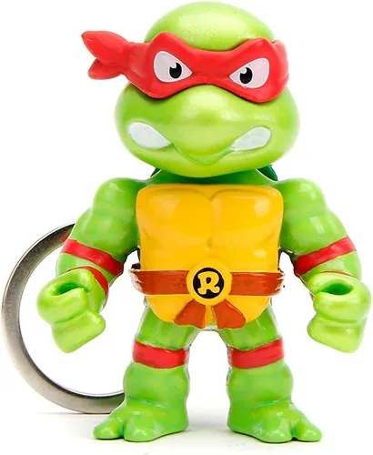 Miniatura 5 de Jada Toys - Teenage Mutant Ninja Turtles - Figuras fundidas a presión de 2.5 pulgadas, 4 unidades, figuras coleccionables con llavero, regalo