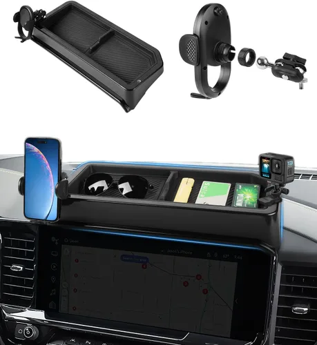 Miniatura 21 de Autorder Soporte de teléfono para automóvil para Accesorios Toyota RAV4 2019-2025 Montaje de Teléfono pantalla de 7/8 pulgadas Soportes de teléfono