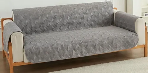 Miniatura 11 de Fundas para sofá de 3 plazas y 2 plazas y 1 plaza, funda de sofá reversible, funda acolchada ajustable para sofá, protectores impermeables