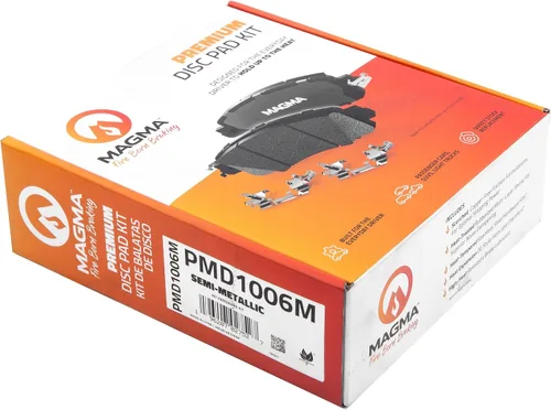Miniatura 4 de MAGMA Premium PMD1006M Pastillas de freno semimetálicas, traseras
