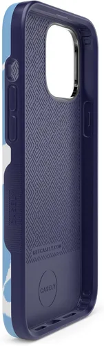 Miniatura 7 de Casely Funda para iPhone 13 Pro Estado de Ánimo Actual Estampado de Vaca Azul Claro Compatible con MagSafe Diseño de Protección Audaz