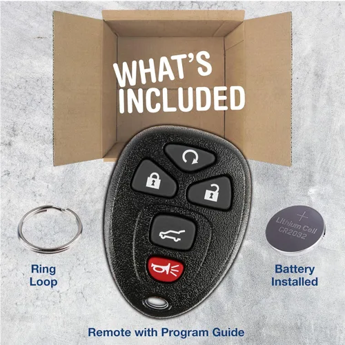 Miniatura 3 de KeylessOption Llavero de Reemplazo para 2007 2008 2009 2010 2011 2012 2013 2014 2015 2016 2017 Buick Cadillac Chevrolet Chevy GMC Saturn, Control