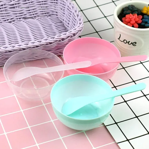 Miniatura 8 de SUPVOX Juego de 10 tazones de slime, herramienta de mezcla de slime, cuenco de maquillaje, cuencos de mezcla de barro de cristal, mezclador