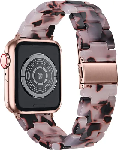 Miniatura 2 de Correas de resina compatibles con Apple Watch de 1.496 in 1.575 in 1.614 in 1.654 in 1.732 in 1.772 in 1.929 in, correa de resina ligera de repuesto