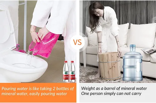 Miniatura 4 de Zapatos de spa de pies de masaje, bañera portátil para remojar pies, pies de pedicura movibles, lavabo de spa para masaje térmico para promover
