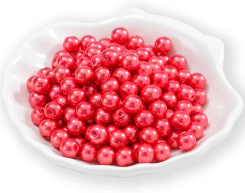 Miniatura 8 de 200 piezas de cuentas de perlas de cristal falsas redondas checas pequeñas con lustre satinado, cuentas separadoras sueltas a granel con agujeros